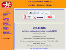 Tablet Screenshot of ounaksenpyora-pojat.fi